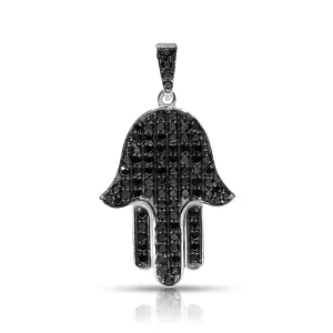 Hamsa Charm Black