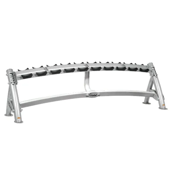 Hoist CF-3461-1 1-TIER HORIZONTAL DUMBBELL RACK (5 PAIRS)