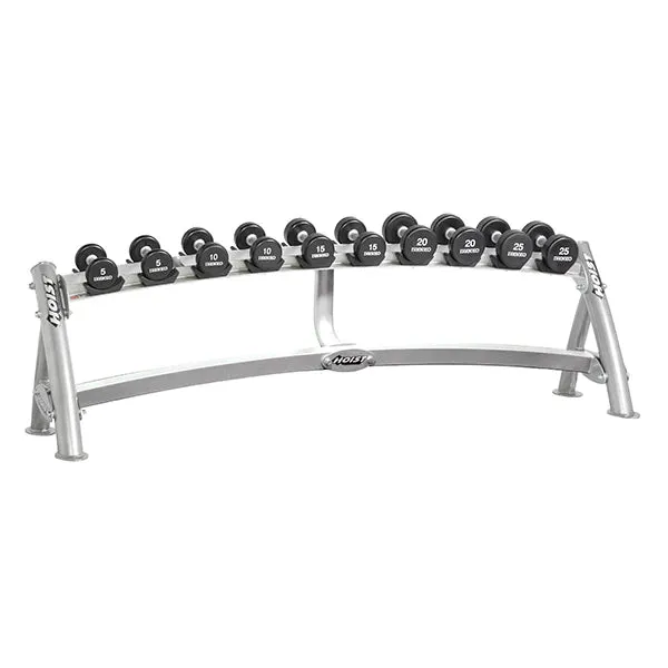Hoist CF-3461-1 1-TIER HORIZONTAL DUMBBELL RACK (5 PAIRS)