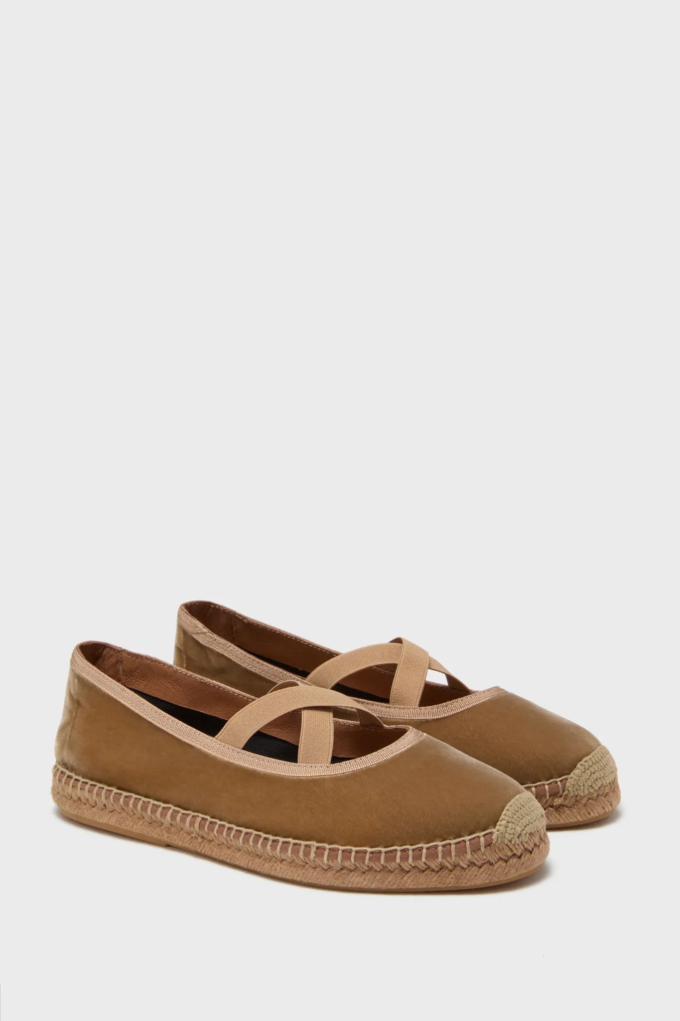 Honey Chico Velvet Espadrilles