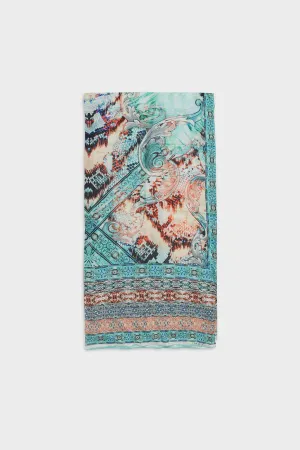 Inoa Rectangular Scarf in Gold Coast Collection