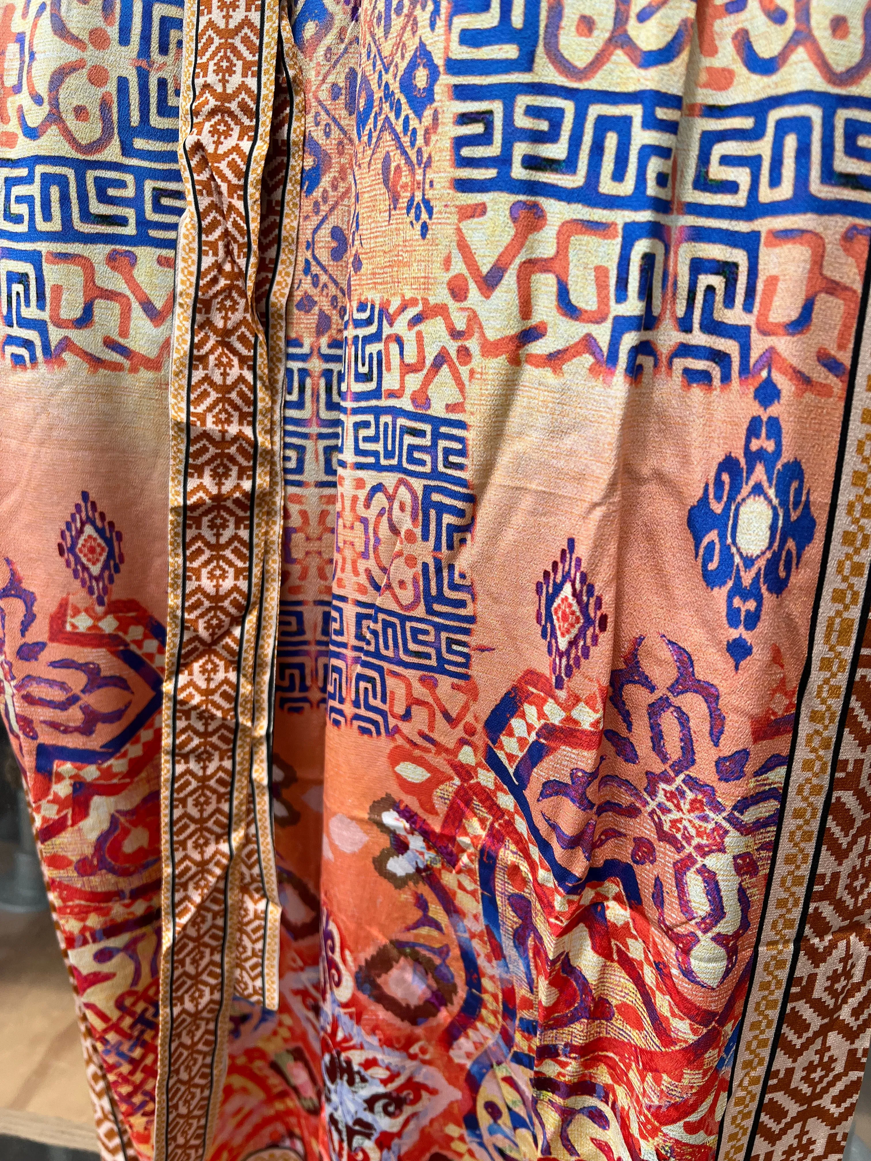 INOA Silk  Darjeeling Slouch Trousers