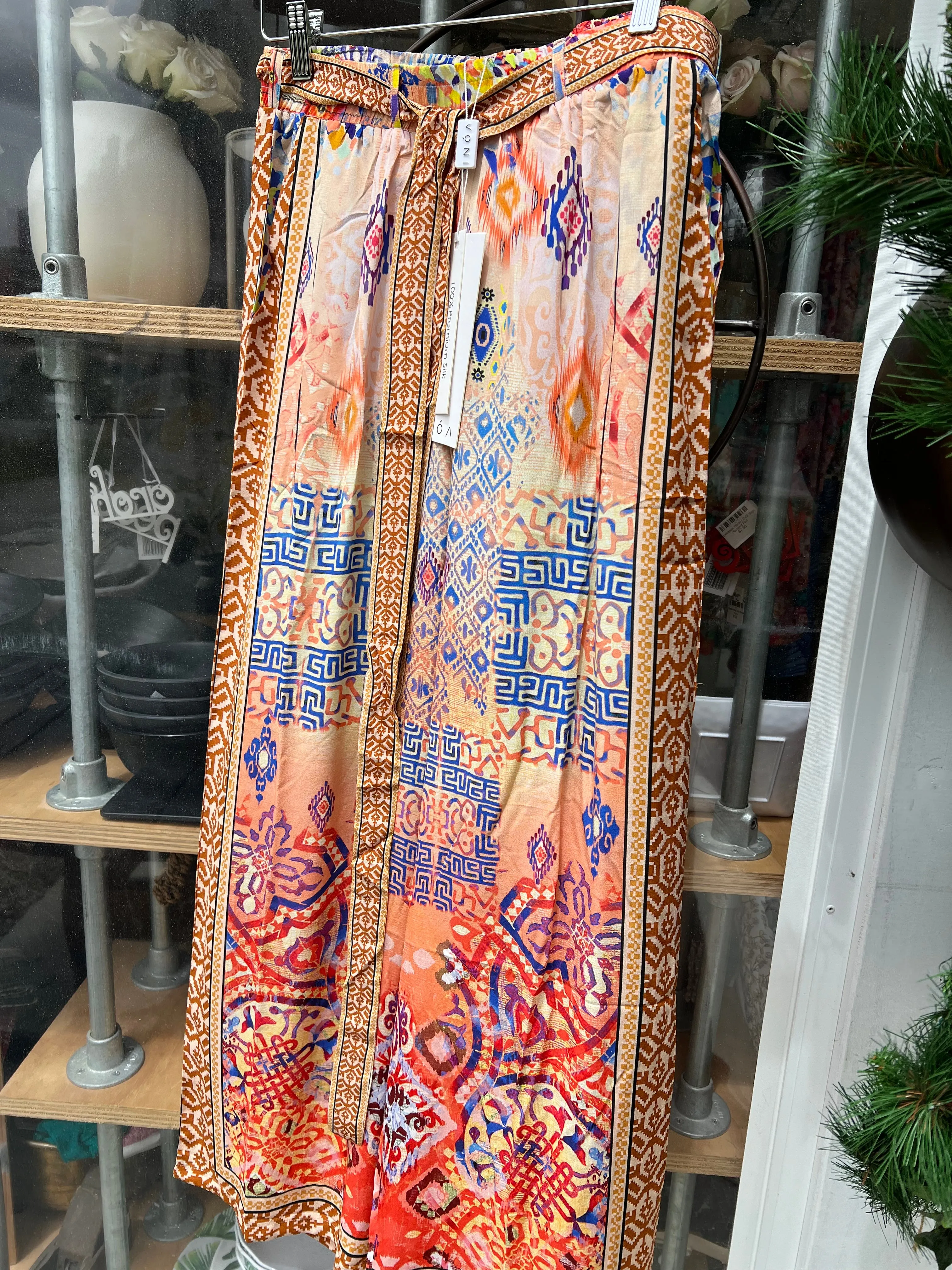 INOA Silk  Darjeeling Slouch Trousers