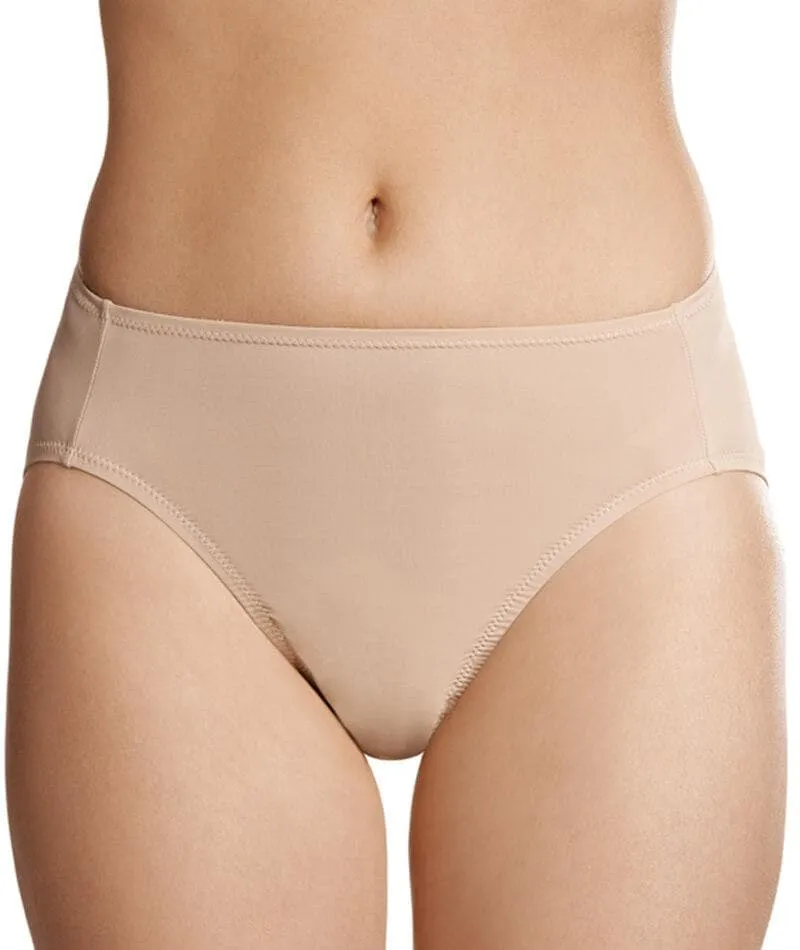 Jockey No Ride Up Microfibre Hi Cut Brief - Dusk