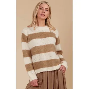 Jumper Pallas Stripe - Toffee
