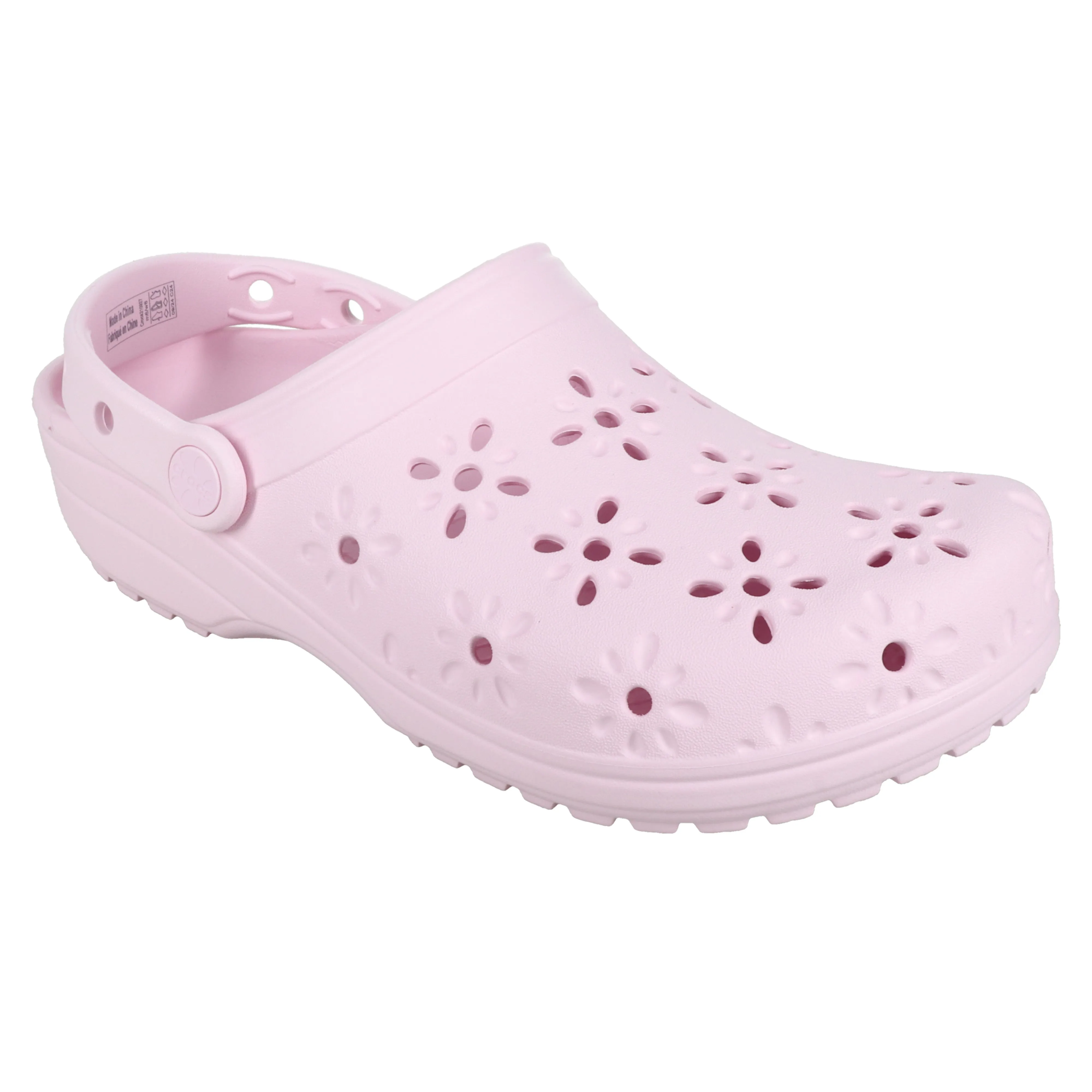 Kids' Floral Cut-Out Clog