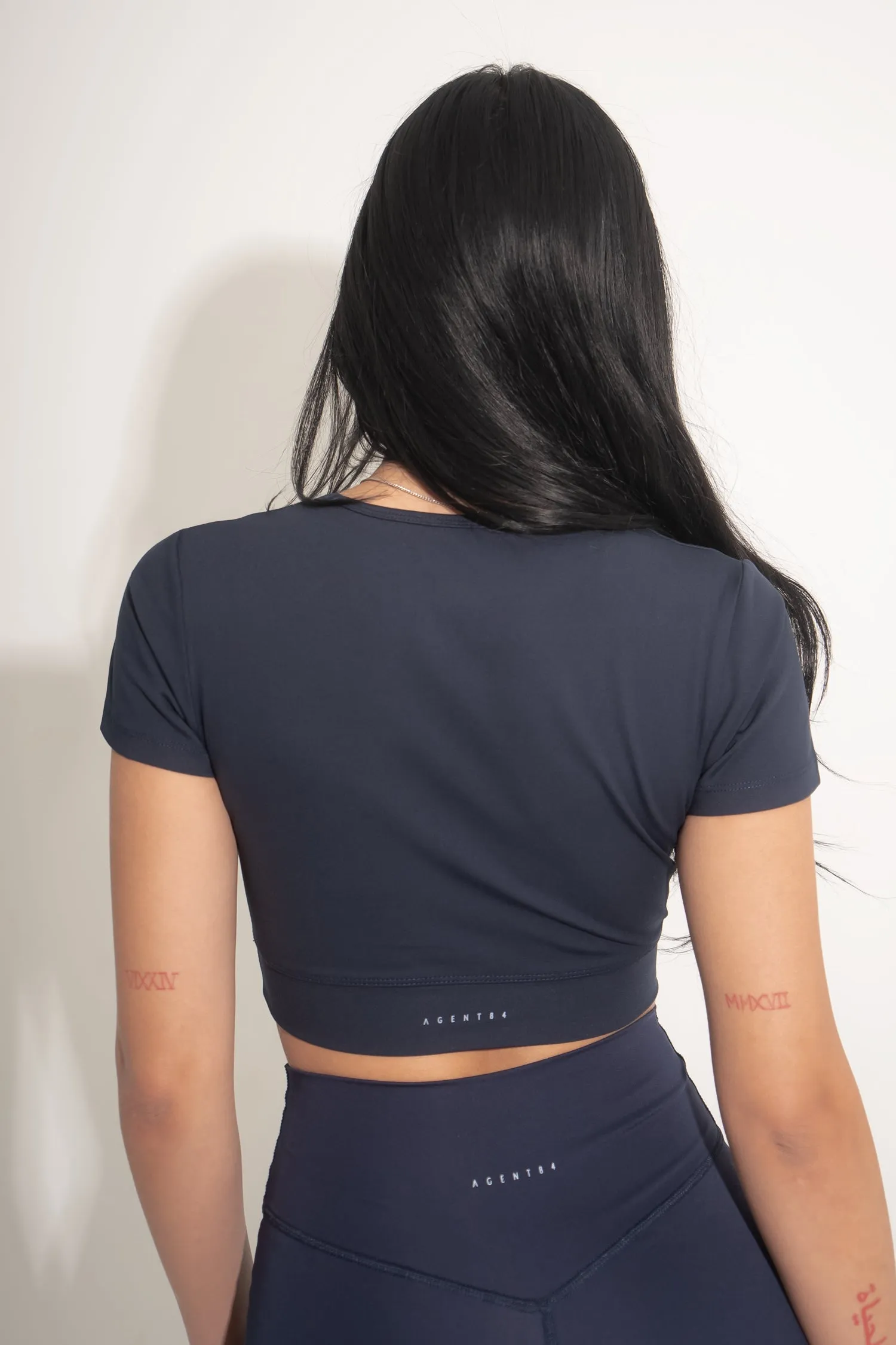 LA Crop Tee - Nightfall
