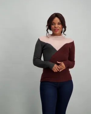 Ladies Colorblock Pullover