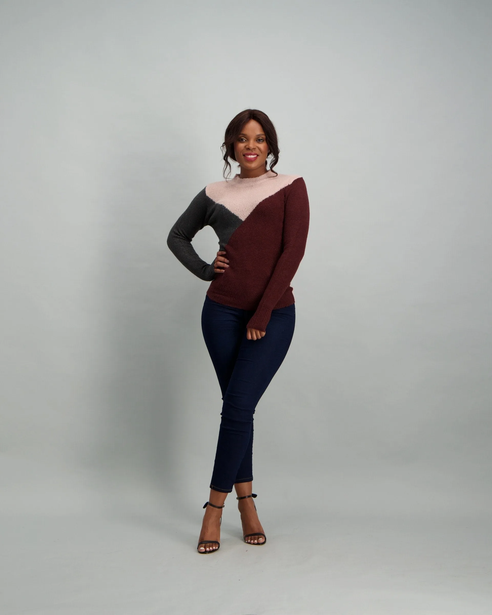 Ladies Colorblock Pullover
