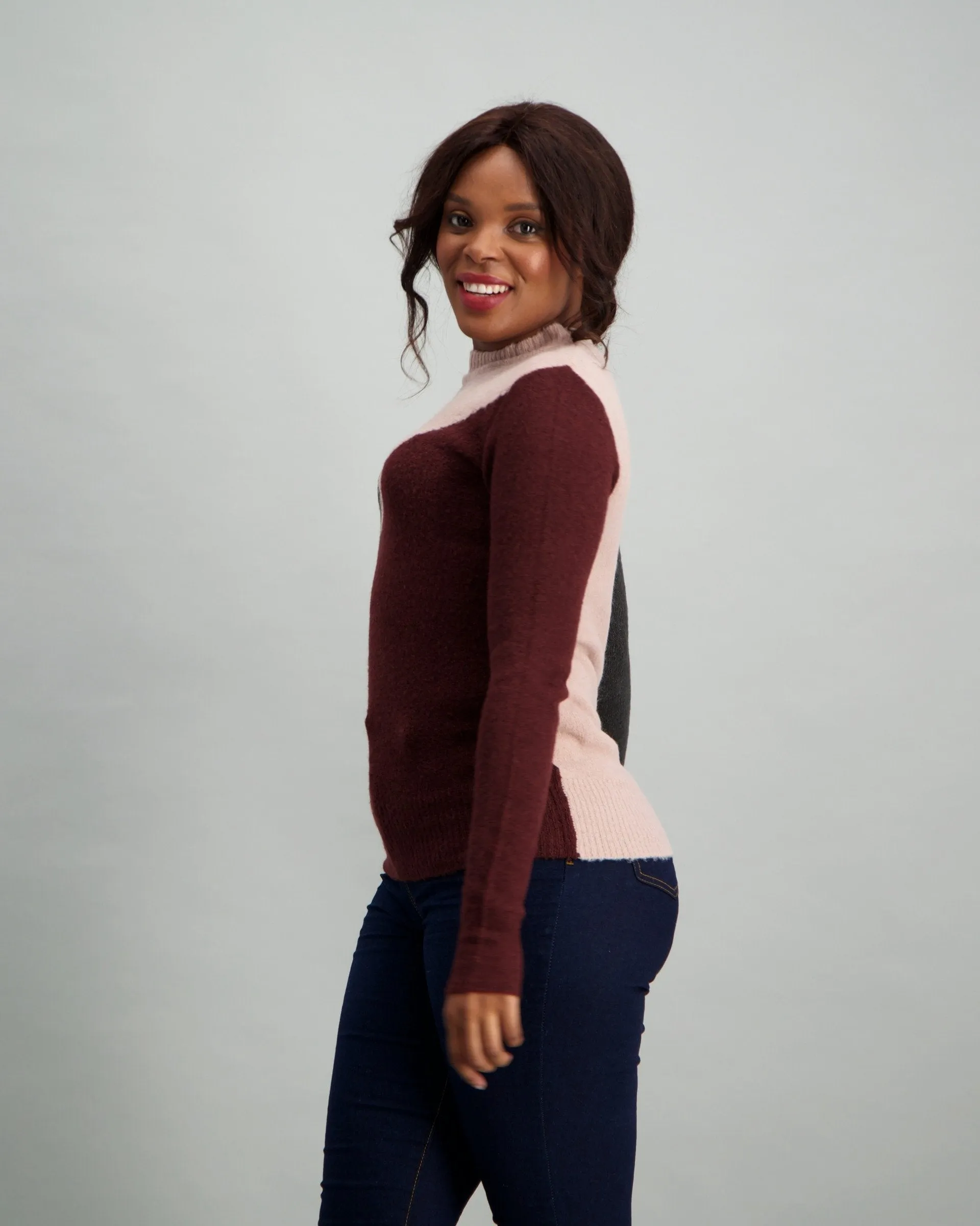 Ladies Colorblock Pullover