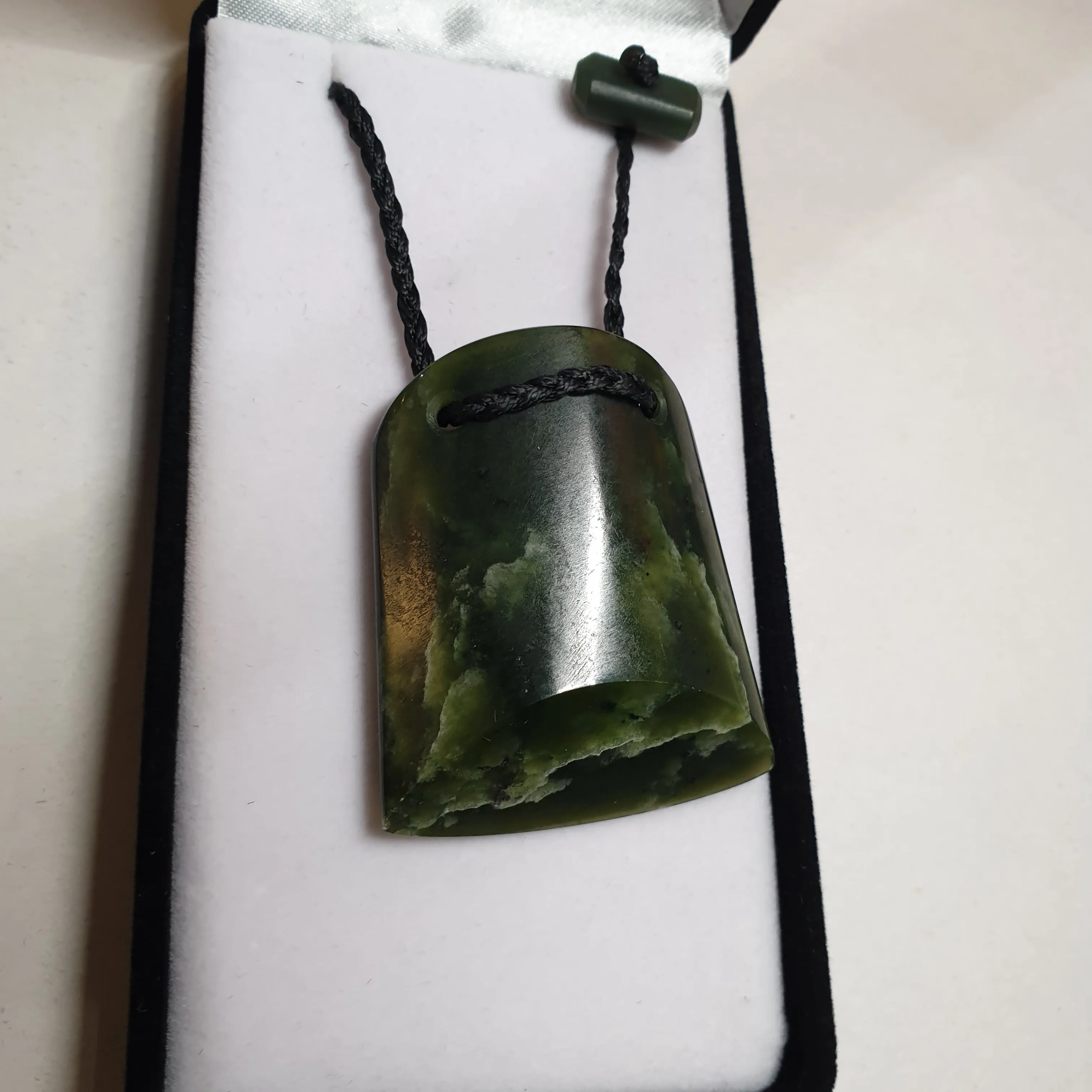 Large greenstone pendant