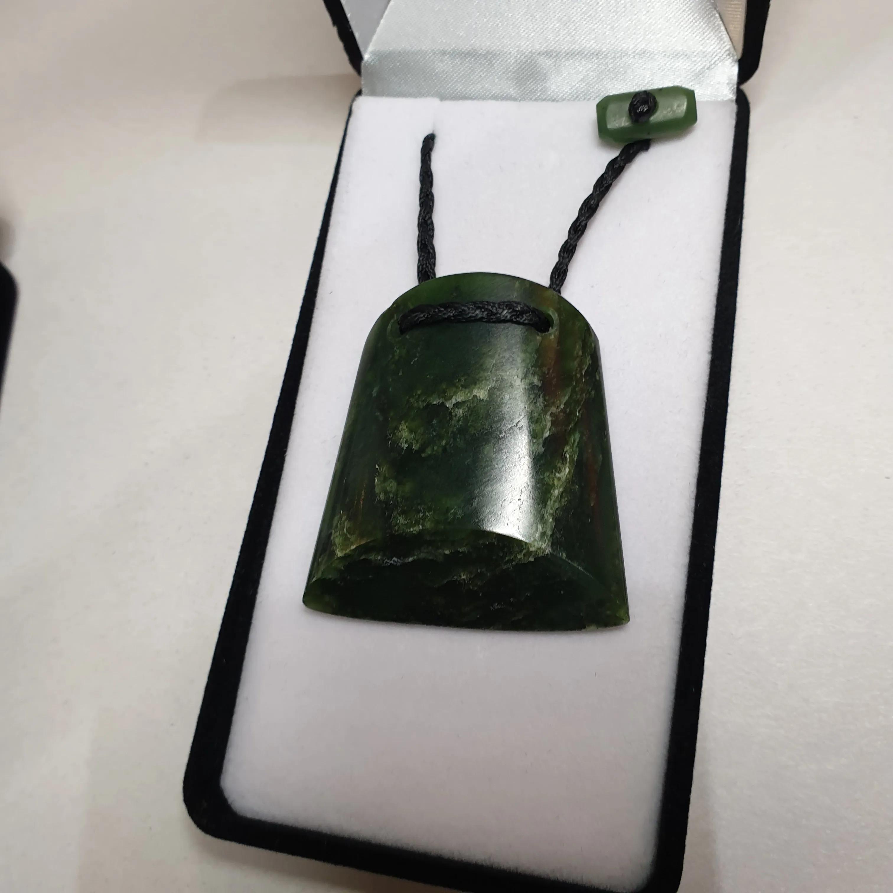 Large greenstone pendant