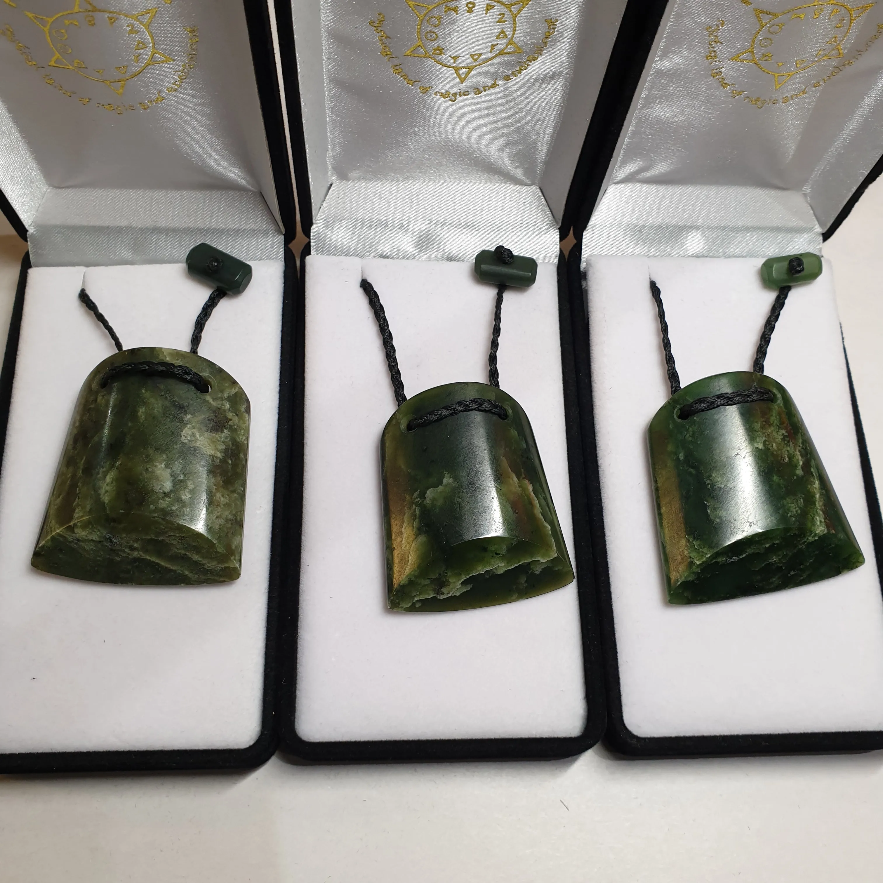 Large greenstone pendant