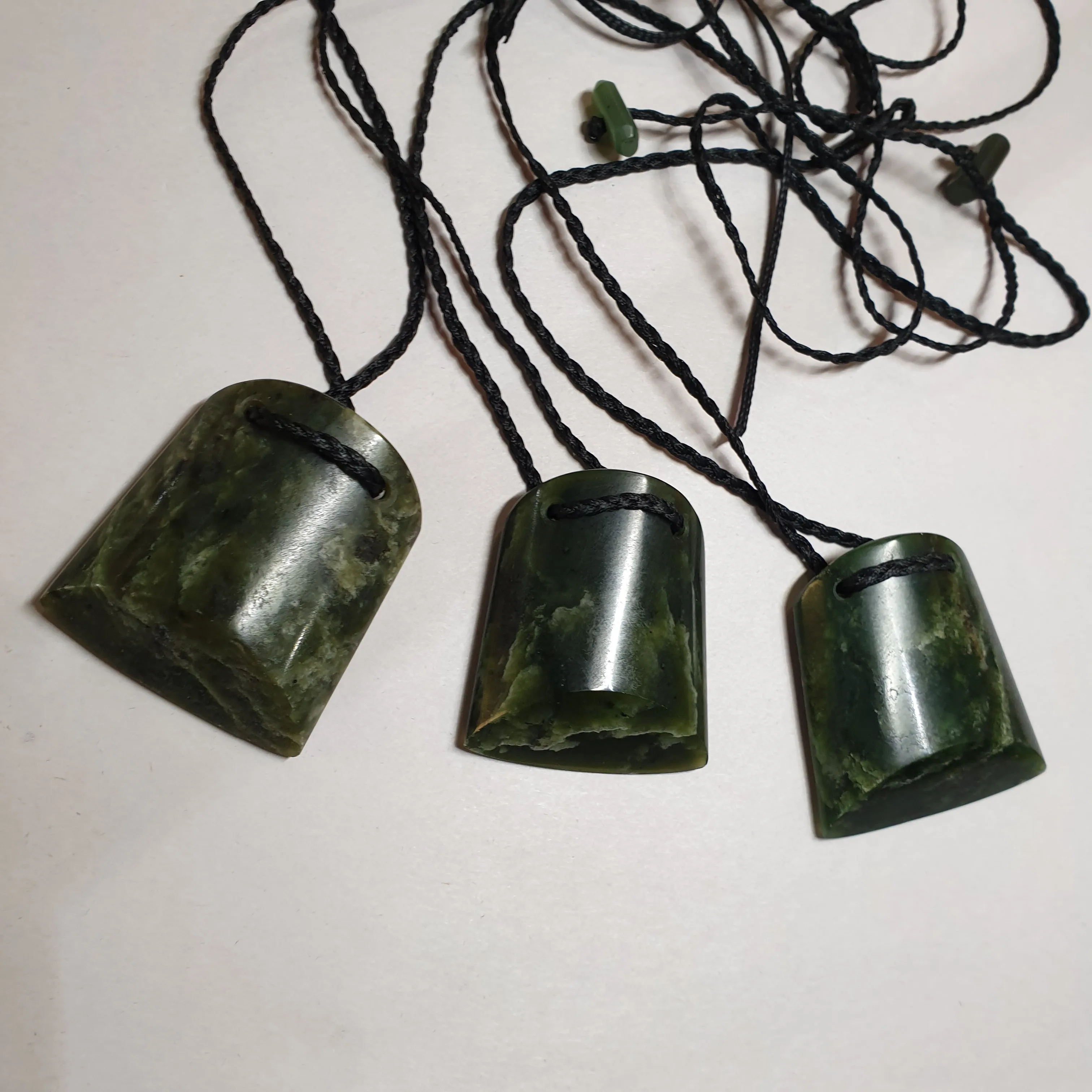 Large greenstone pendant