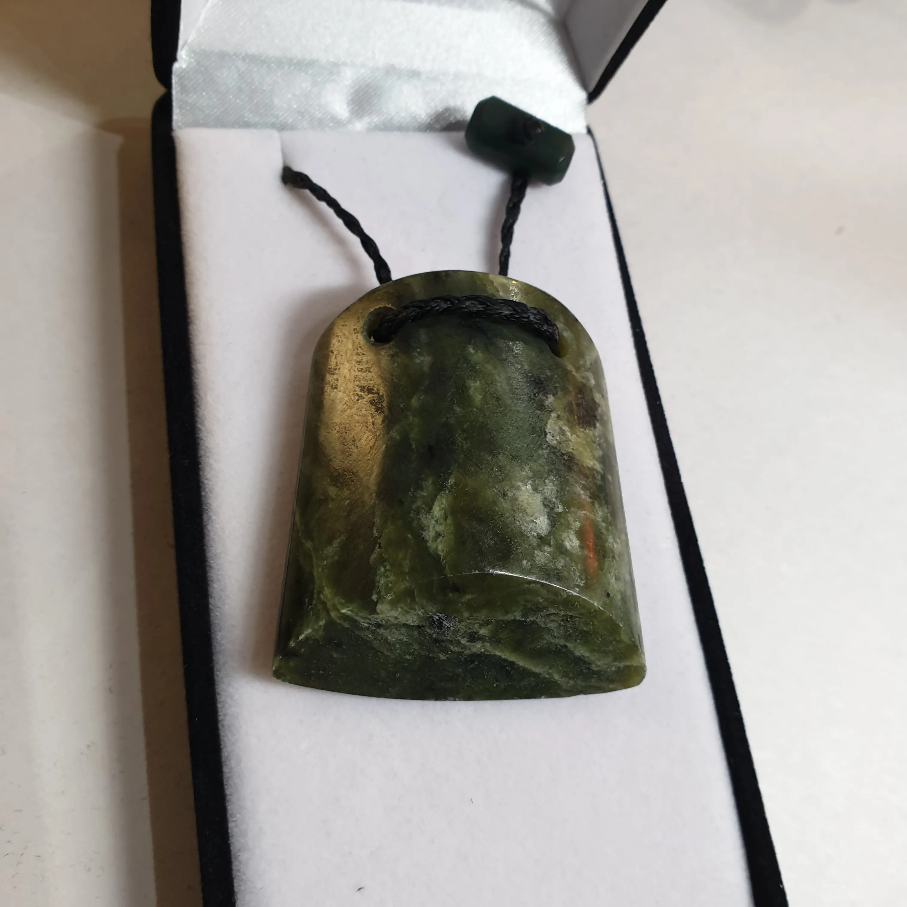Large greenstone pendant