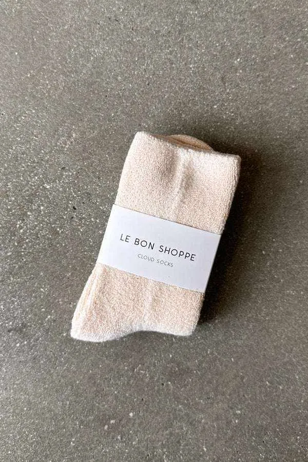Le Bon Shoppe Cloud Socks Ecru