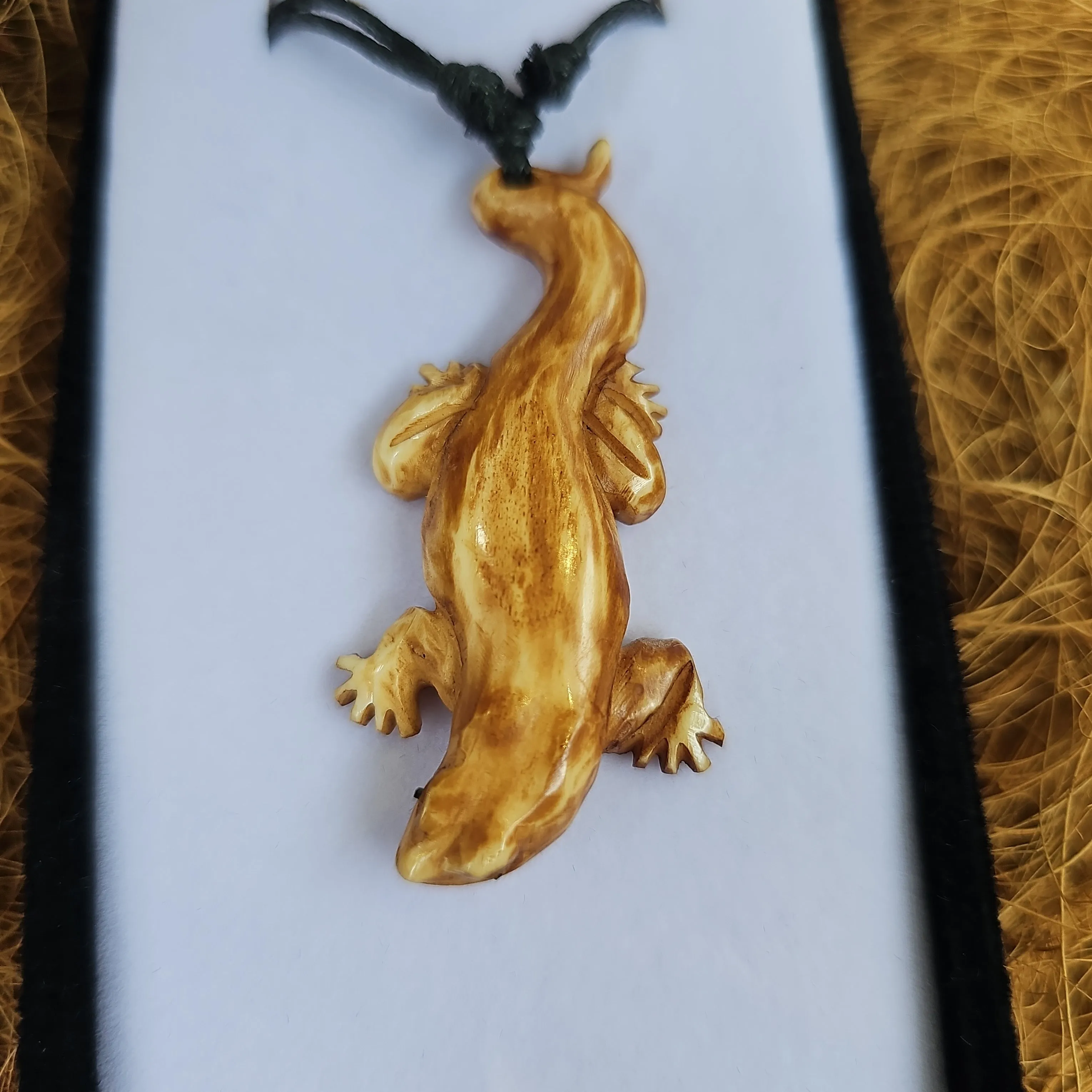 Lizard Bone Carving