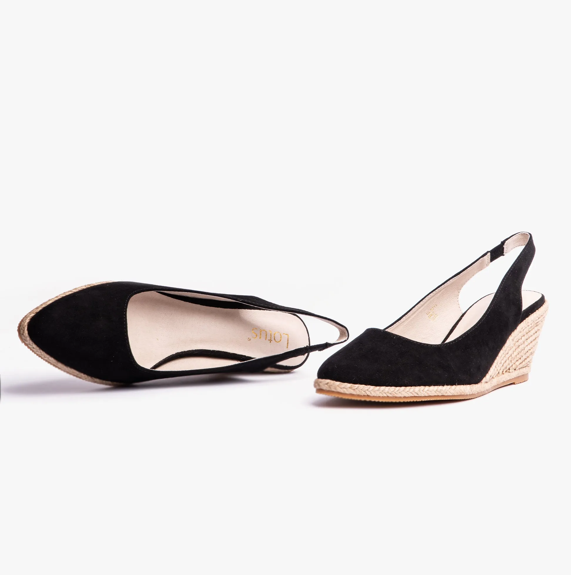 Lotus GIGI Womens Espadrille Black