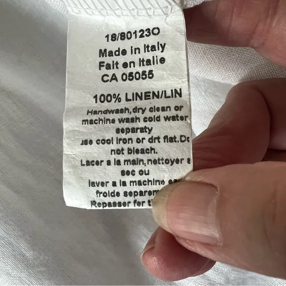 M Made in Italy Women's ruffled linen Skirt size M