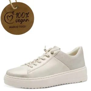 Marco Tozzi Vegan Trainer Elastic Laces 2-23784 Beige Dune
