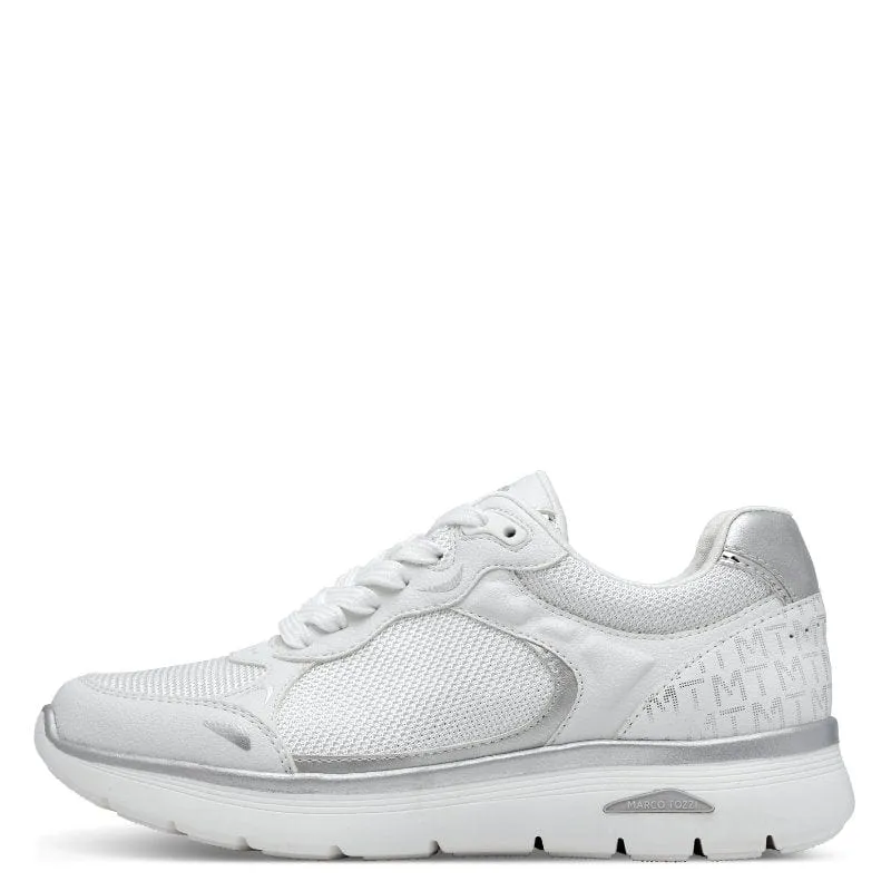 Marco Tozzi Womens White Comb Trainer 2-23760-44