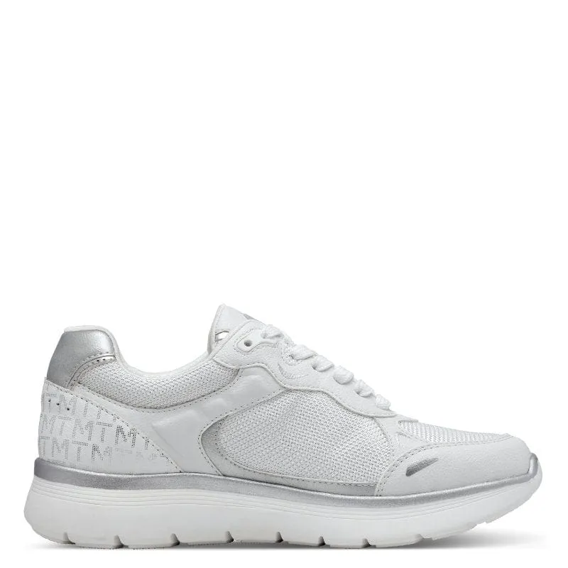 Marco Tozzi Womens White Comb Trainer 2-23760-44