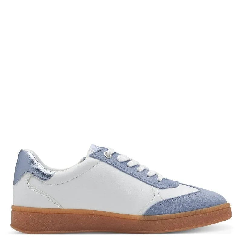 Marco Tozzi Womens White Fashion Trainer 2-23739-44