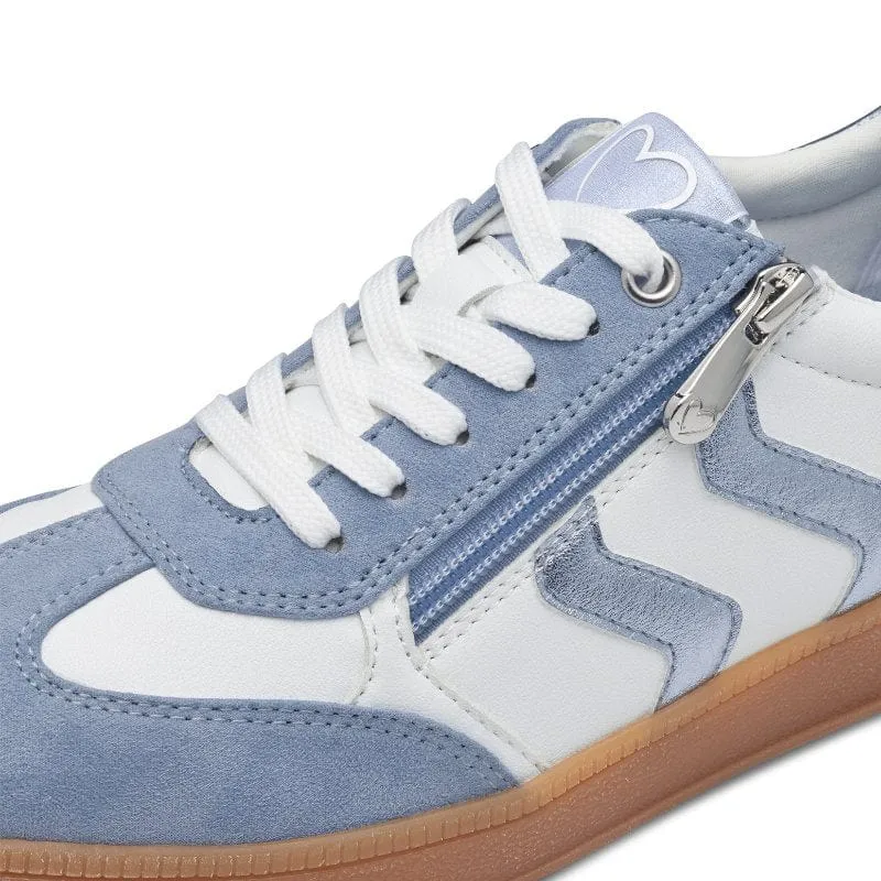 Marco Tozzi Womens White Fashion Trainer 2-23739-44