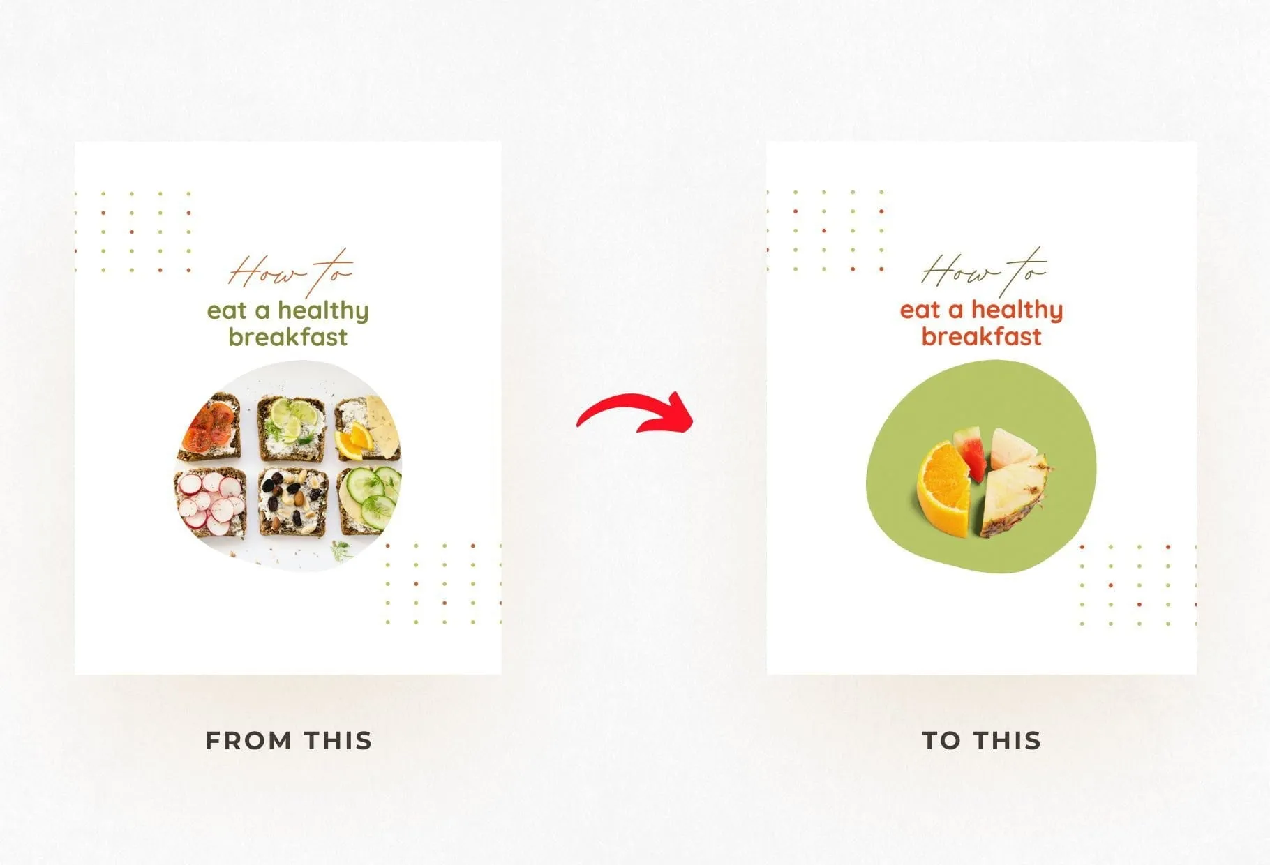 Mary Food and Nutrition 6-Page Carousel Canva Template