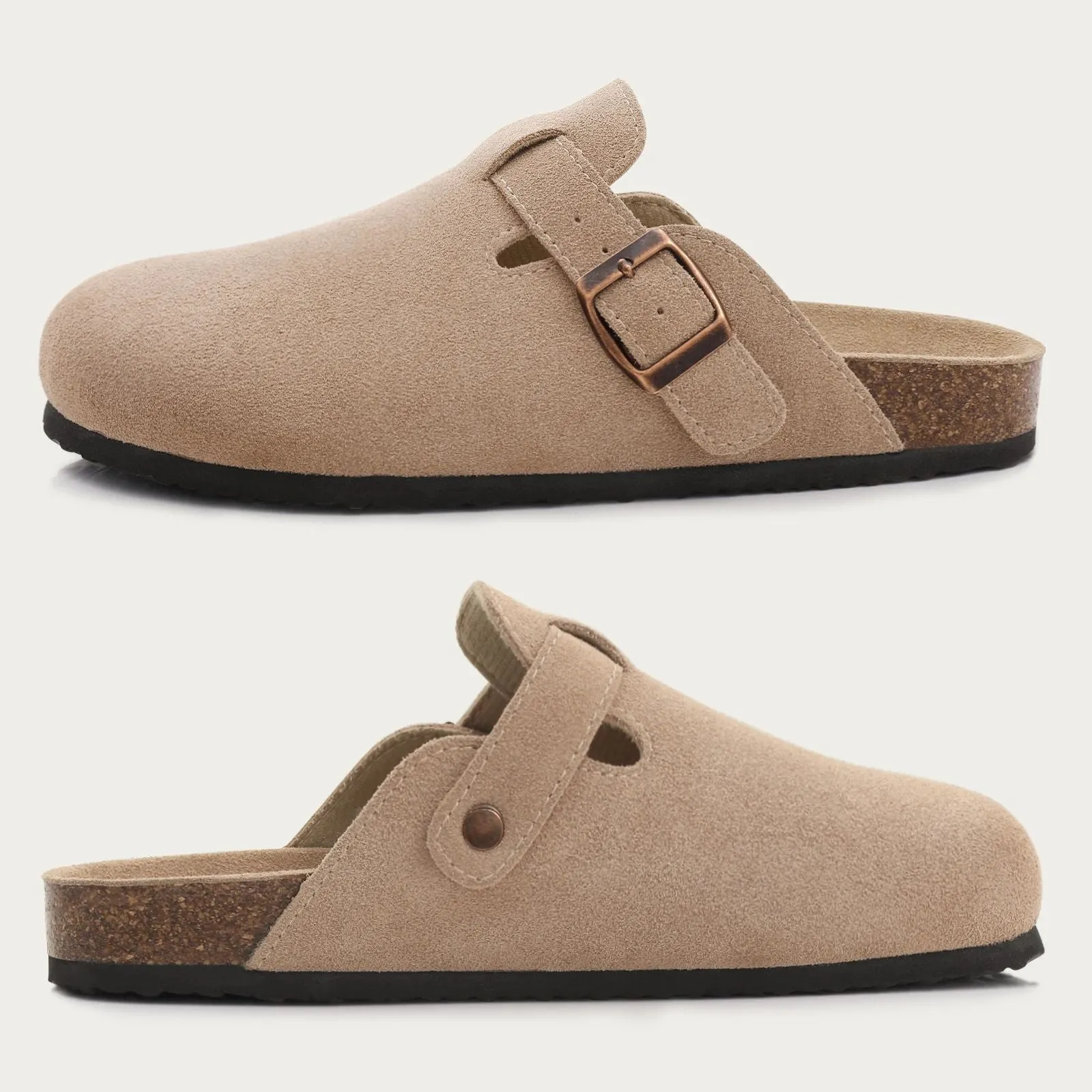 Matteo™ Suede Clogs