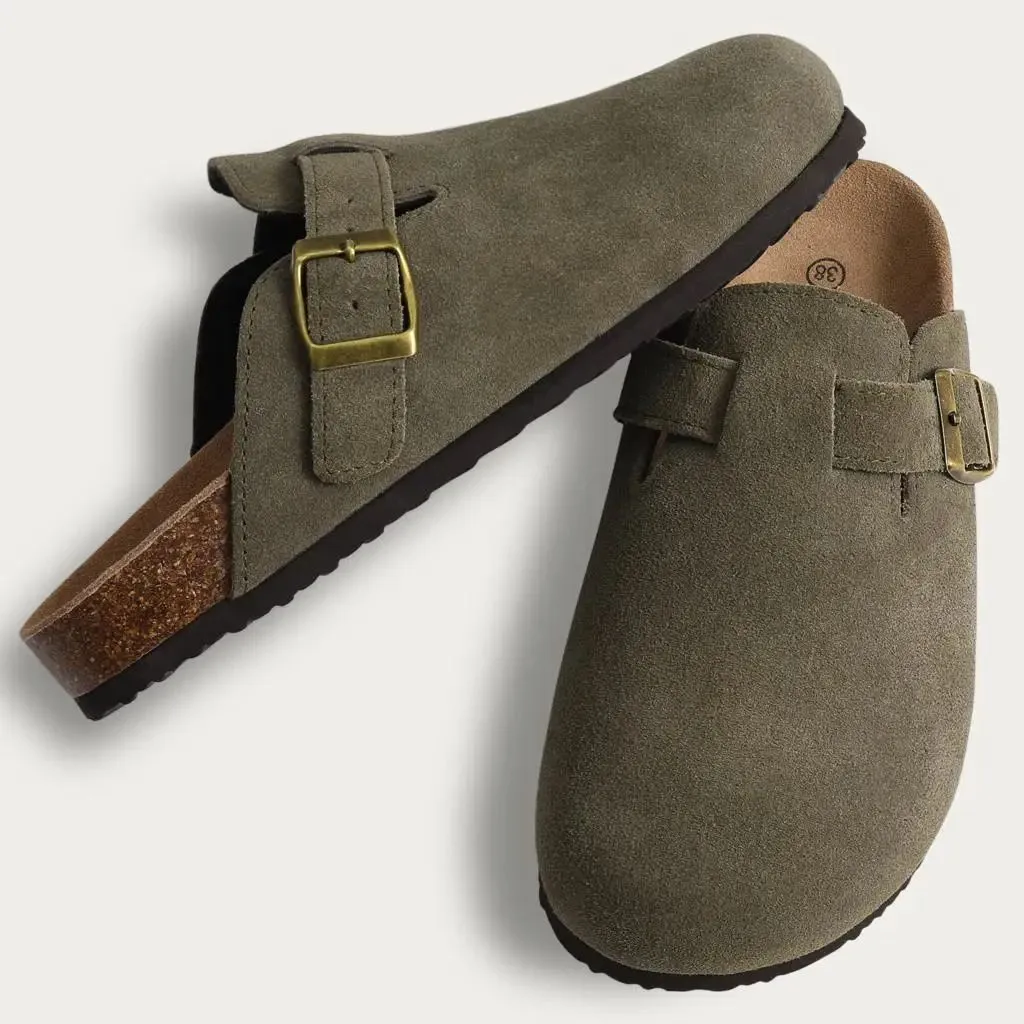 Matteo™ Suede Clogs