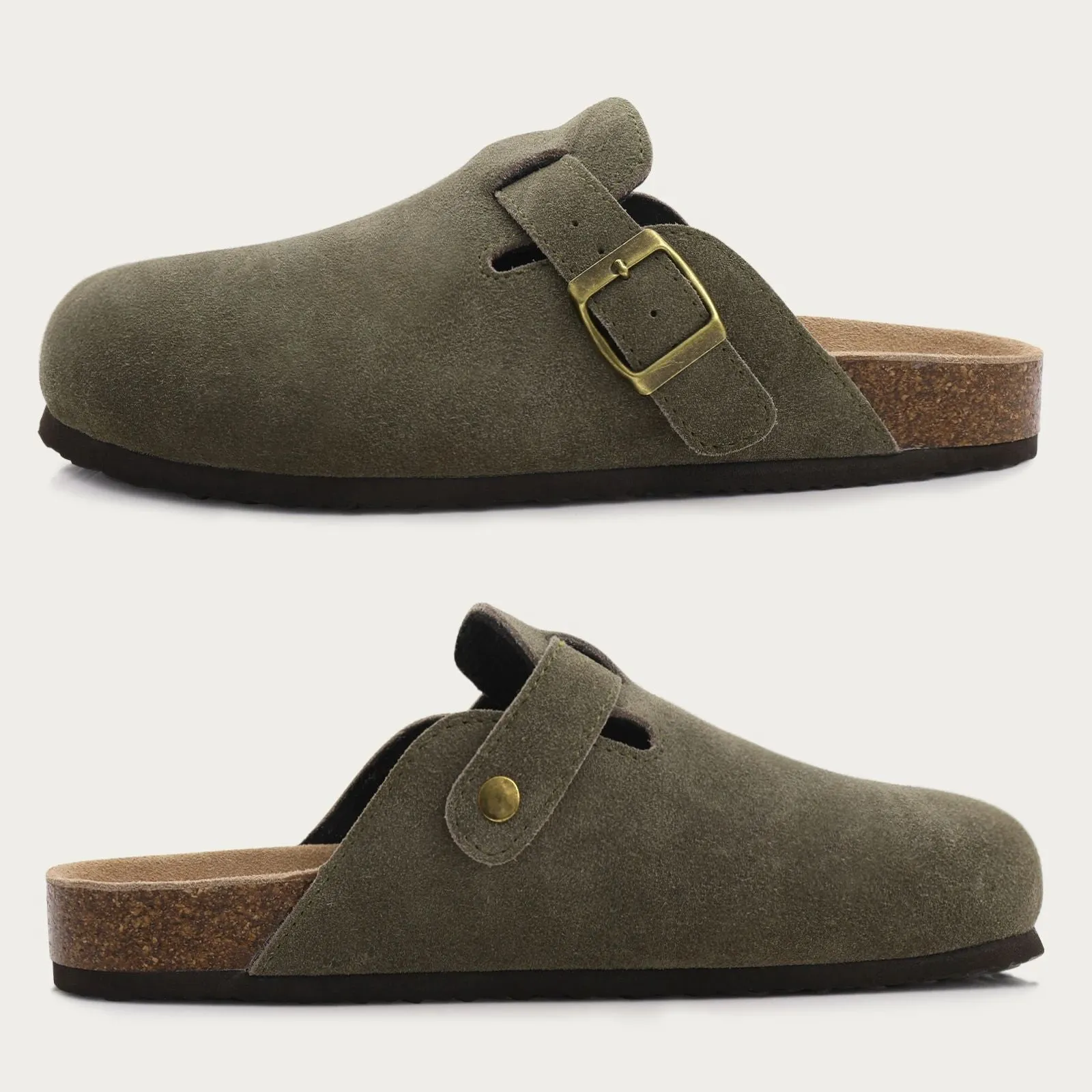 Matteo™ Suede Clogs