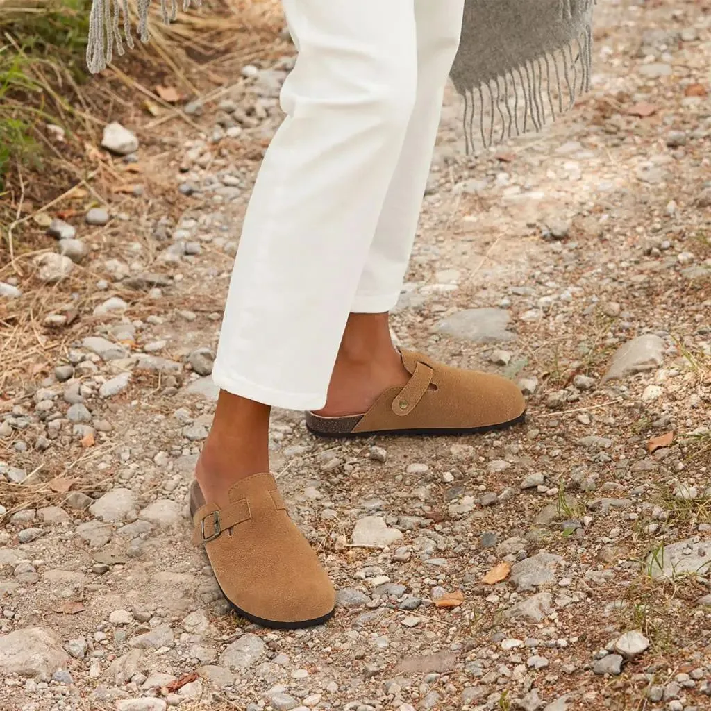 Matteo™ Suede Clogs