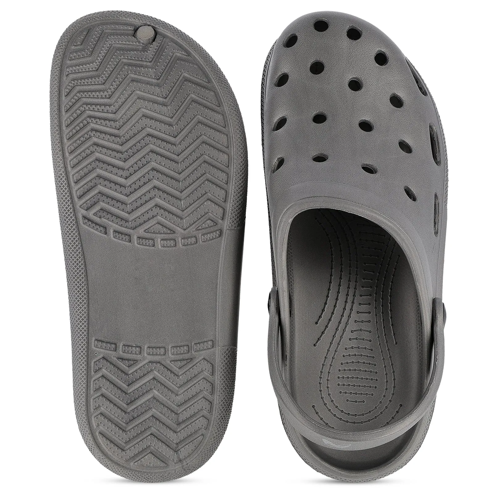 Men's Clogs  - WC4837 Dark Grey