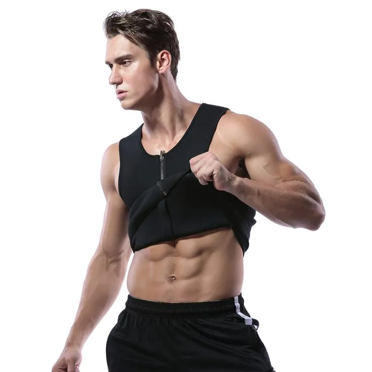 Men¡¯s Zipper Neoprene Sauna Vest