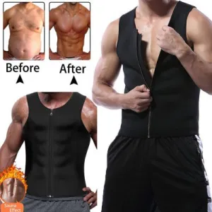 Men¡¯s Zipper Neoprene Sauna Vest