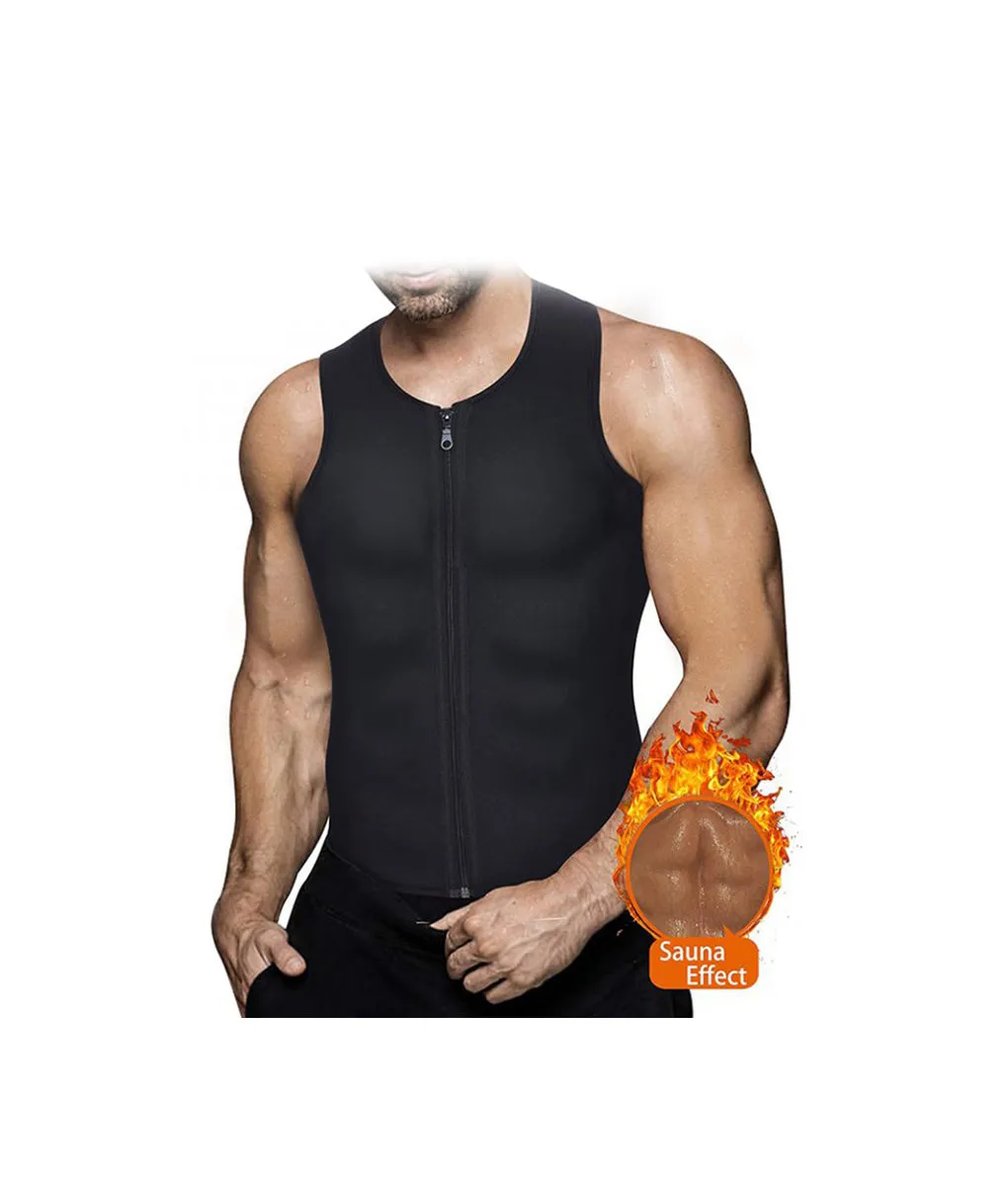 Men¡¯s Zipper Neoprene Sauna Vest