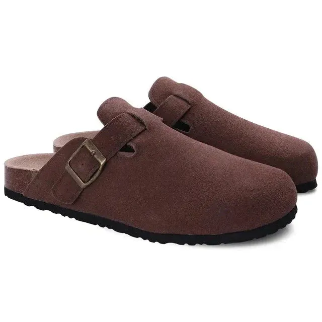 Mevario Suede Clogs