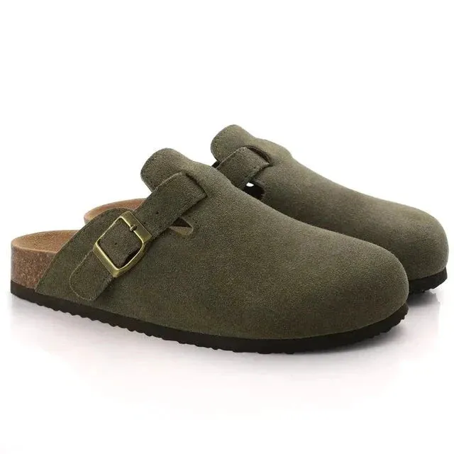 Mevario Suede Clogs