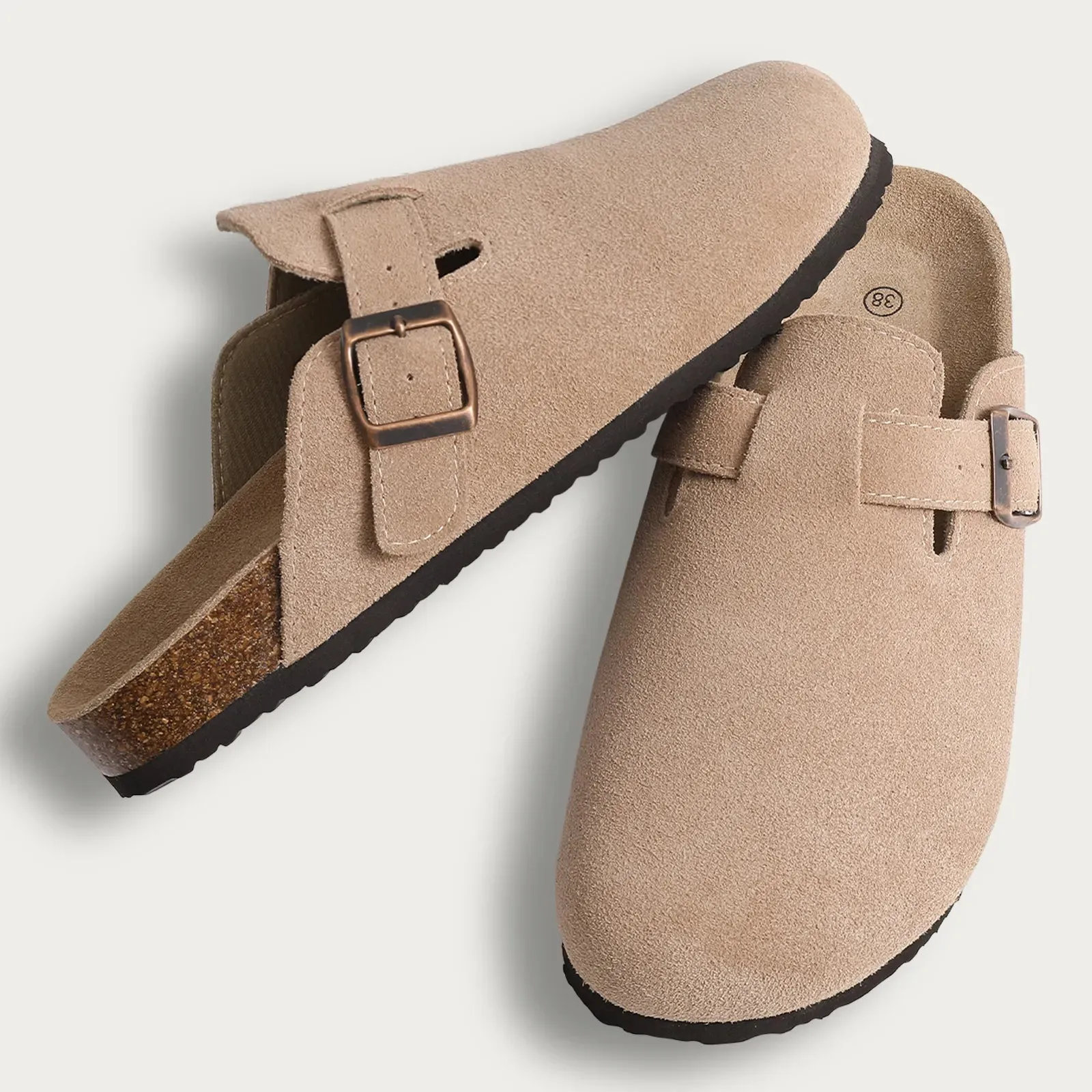 Mevario Suede Clogs