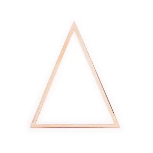 Minimal geometry earrings copper pendant Jewelry accessory Minimal Earrings 5*4.5cm gold Triangle 10pcs 10177604