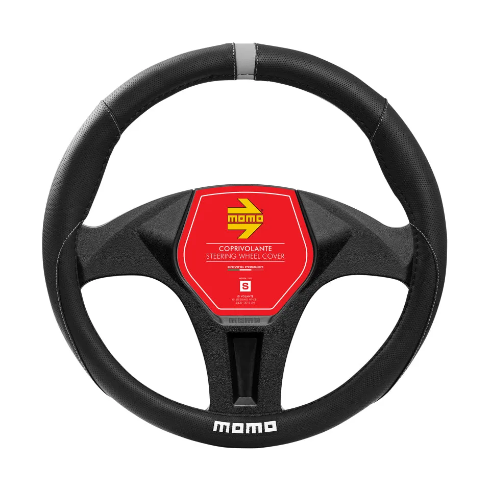 MOMO Steering Cover Elegant Black/Grey M