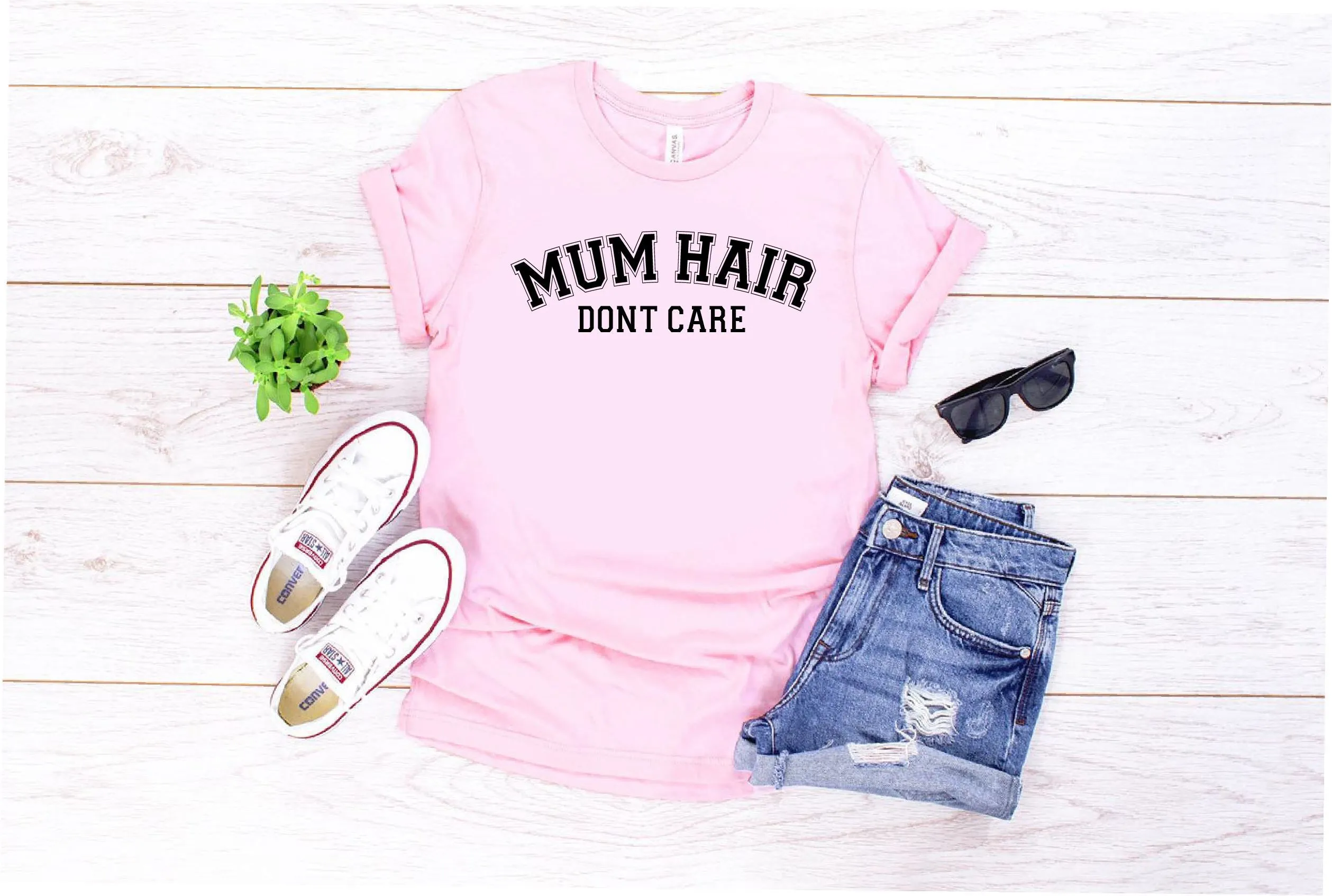 Mum Hair Don't Care T-shirt