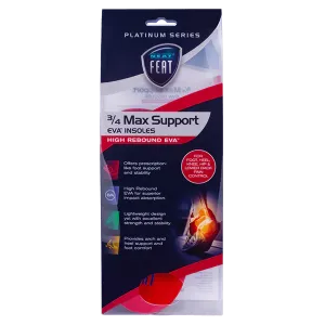 Neat Feat Platinum Maximum Foot Support 3/4 Insole