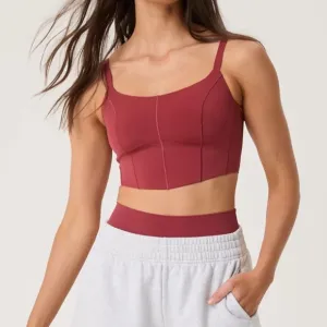 NEW OFFLINE by Aerie Real Me Hold Up Corset Sports Bra Size M Med-High Support