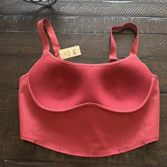 NEW OFFLINE by Aerie Real Me Hold Up Corset Sports Bra Size M Med-High Support