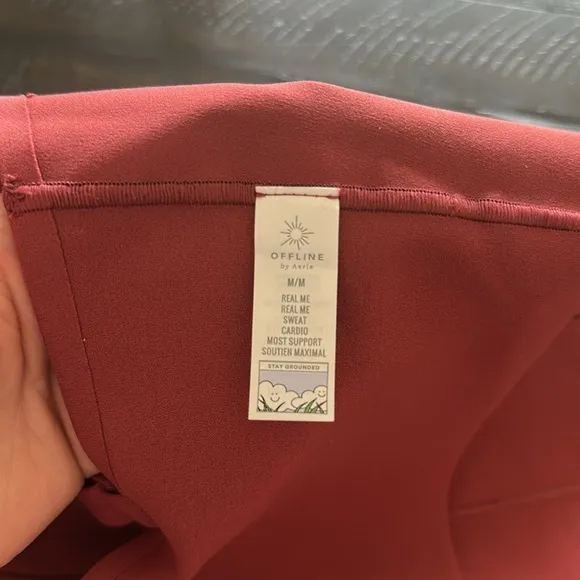 NEW OFFLINE by Aerie Real Me Hold Up Corset Sports Bra Size M Med-High Support