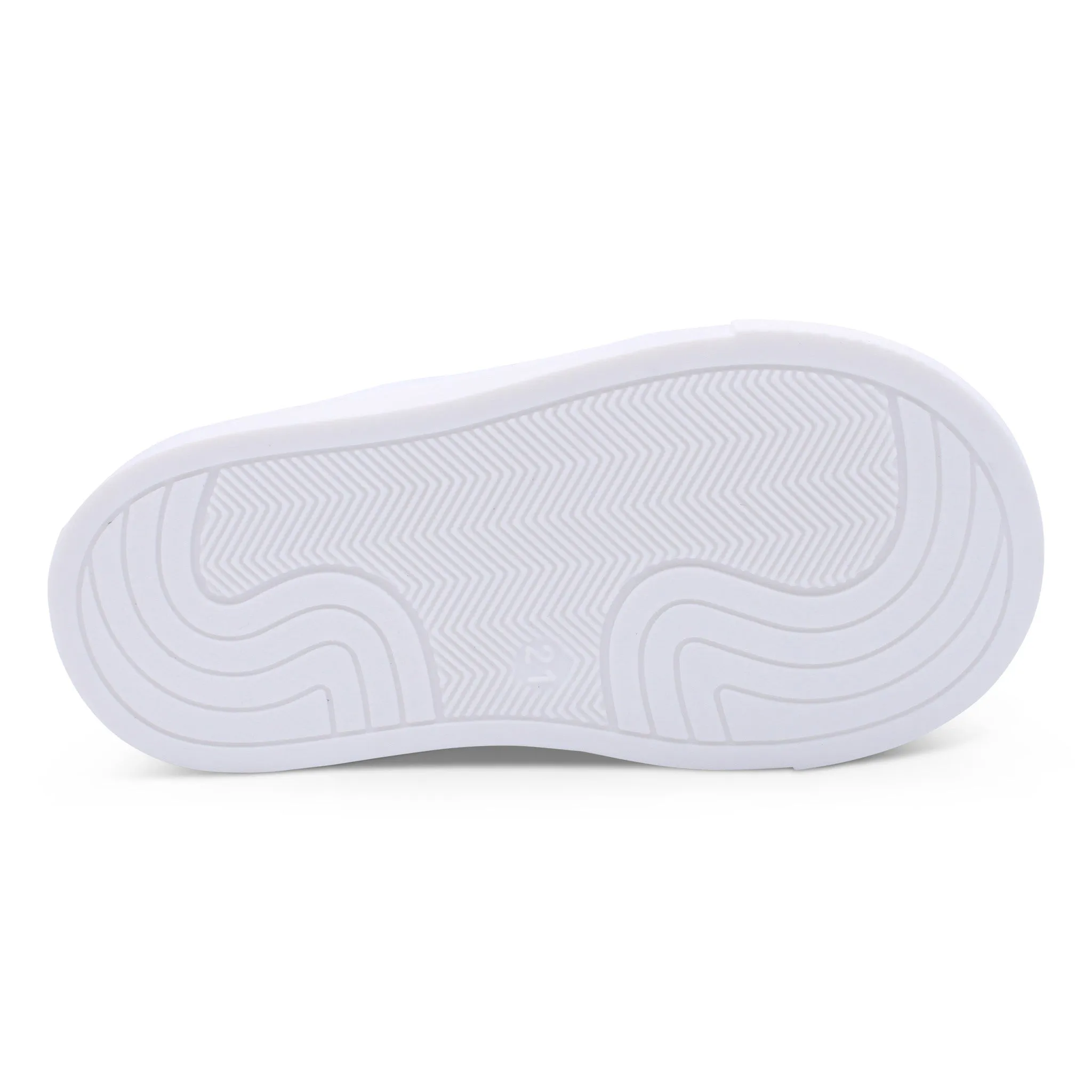 'Nico' Boys Beige Leather with Nude Trainers
