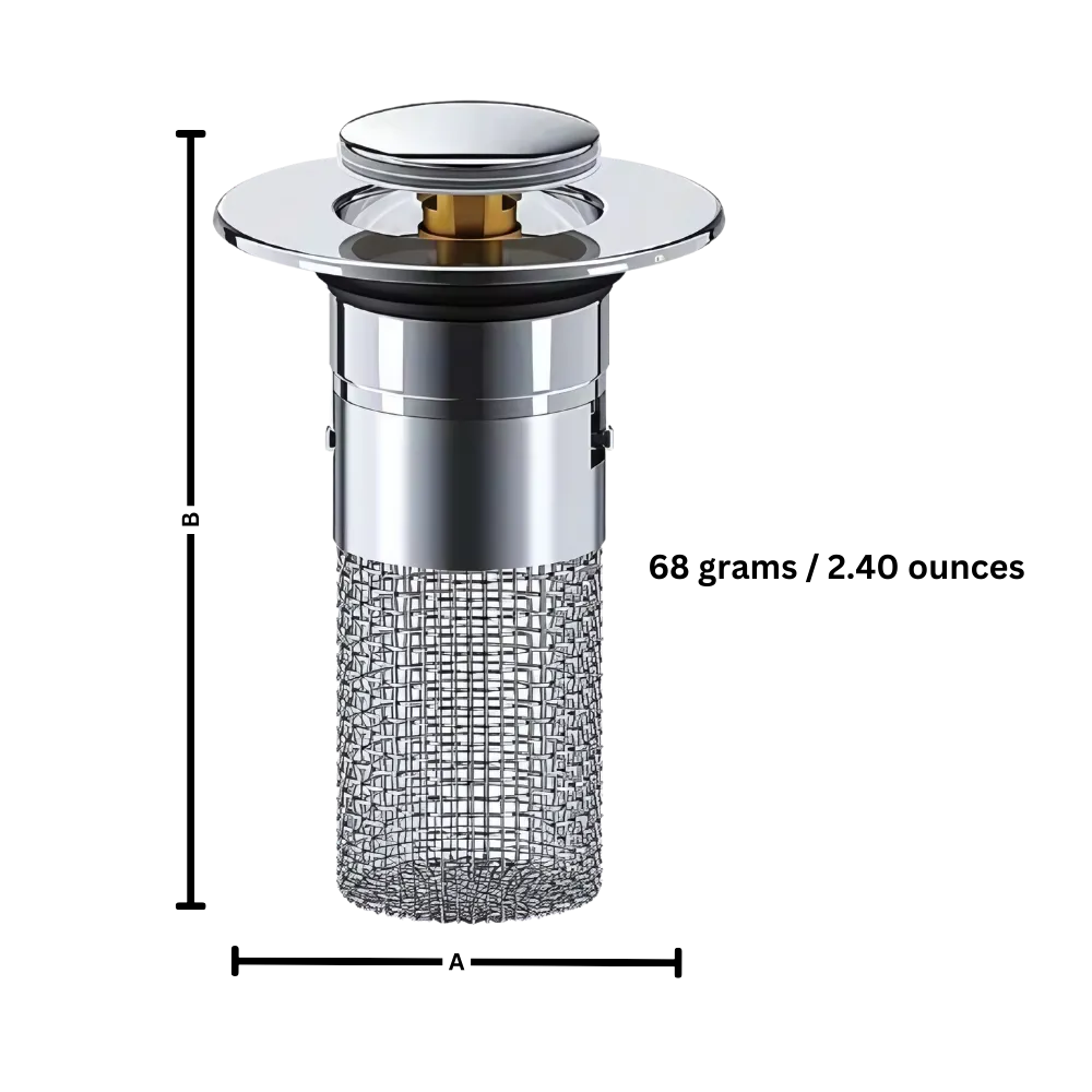 Odor Isolation Pop Up Sink Stopper