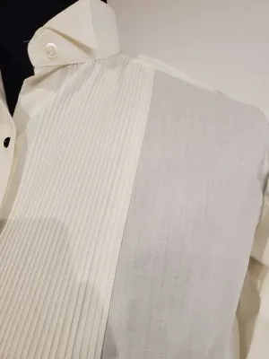 Off-White Pleated Formal Shirt 16